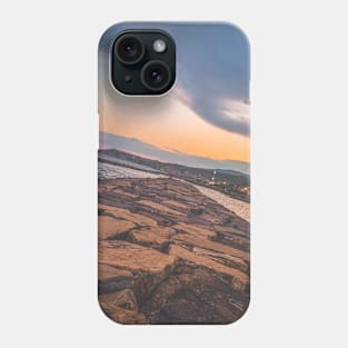 Sunset Sky Summer Sea Rocks Phone Case