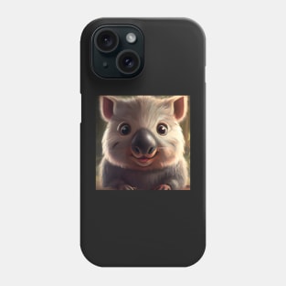 Ultra cute wombat joey Phone Case