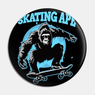 Ape Skating 92001 Pin