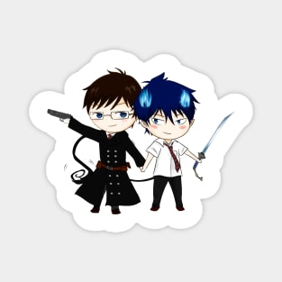 Rin & Yukio Chibi! Magnet