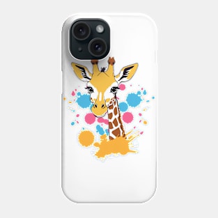 Awesome Giraffe adorable animal Birthday Surprise Phone Case