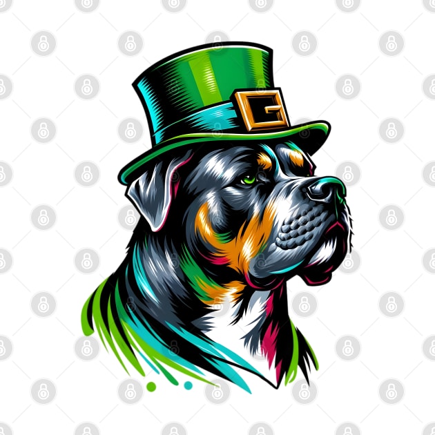 Perro de Presa Canario Celebrates Saint Patrick's Day by ArtRUs