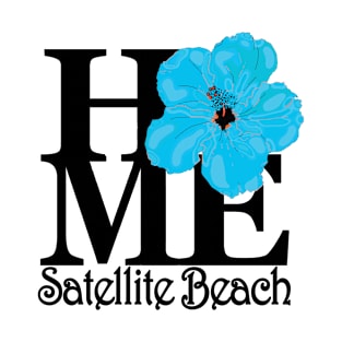 HOME Satellite Beach Blue Hibiscus T-Shirt