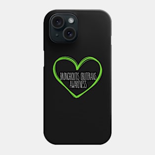 Bronchiolitis Obliterans Awareness Heart Support Phone Case