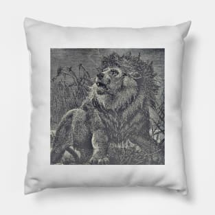 Lion Stance Pillow