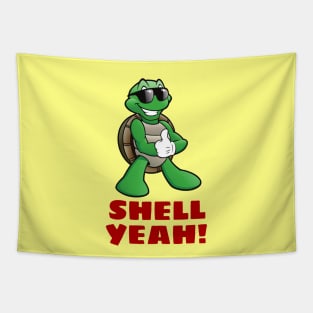 Shell Yeah | Turtle Pun Tapestry