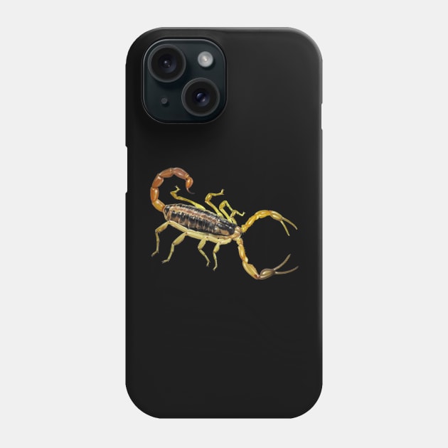 Pet Scorpion Purring on Your Shirt Phone Case by John Himmelman