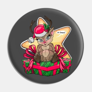 Christmas Deer with gifts for you Pin