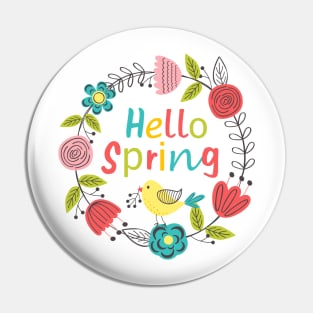 Hello spring Pin