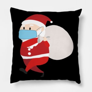 Masked Santa Claus Pillow