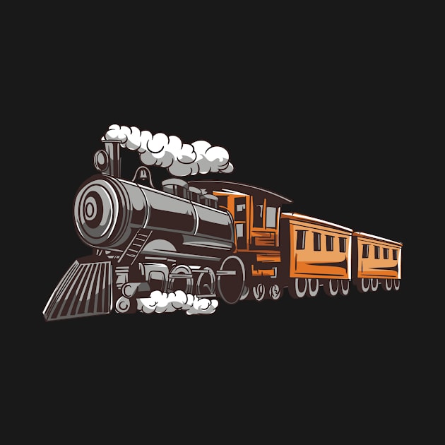 train snoring train dream train express motive by Shirtjaeger