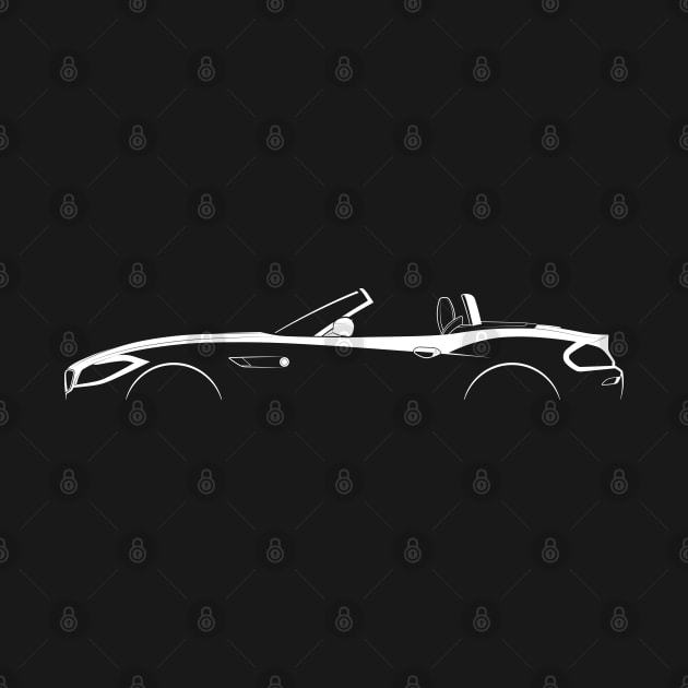 BMW Z4 (E89) Silhouette by Car-Silhouettes