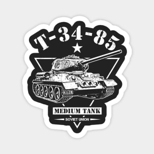 T-34-85 Soviet Tank Magnet