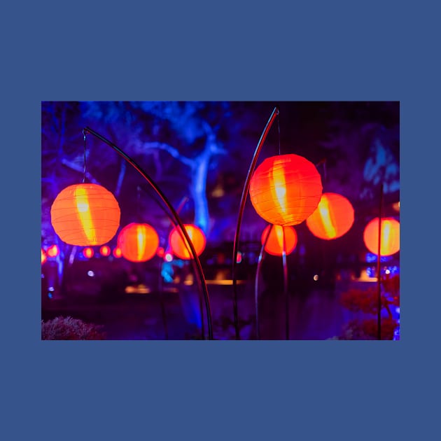 Beautiful lanterns at night by AlexK