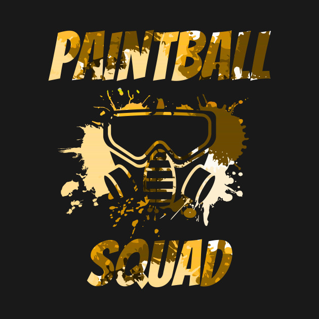 Matching Paintball T-Shirt Cool Fun Sports Game Team Shirt by warpartdesignstudio