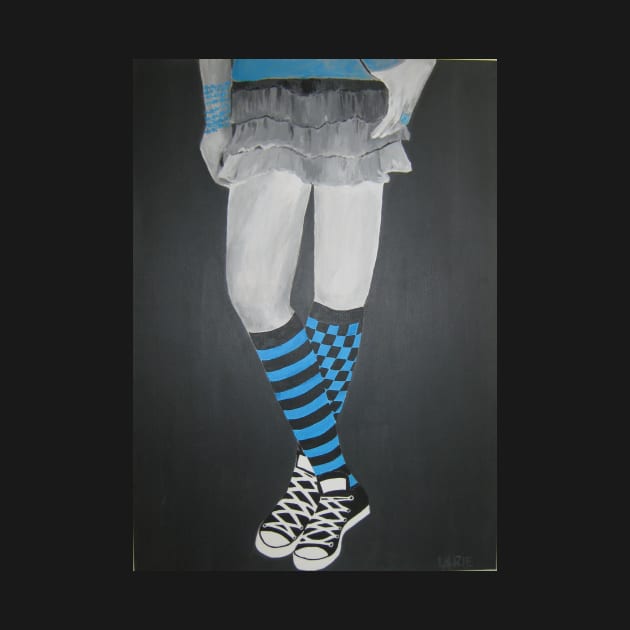 Crazy Socks Blue by laurie3