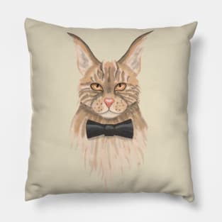 Serious cat. Pillow