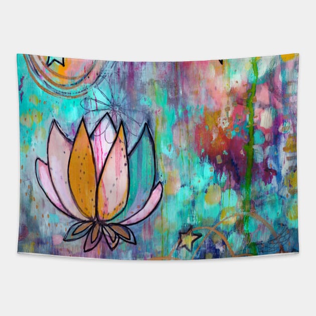 Wild Lotus Tapestry by gaea