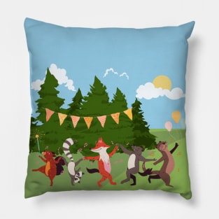 Forest Fiesta Pillow