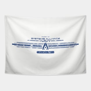 Alliance Navy Athletic Dept. [Blue Distressed] Tapestry