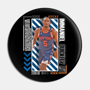 Immanuel Quickley Paper Poster Version 10 Pin