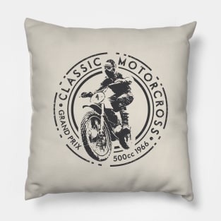 Classic Motocross Pillow