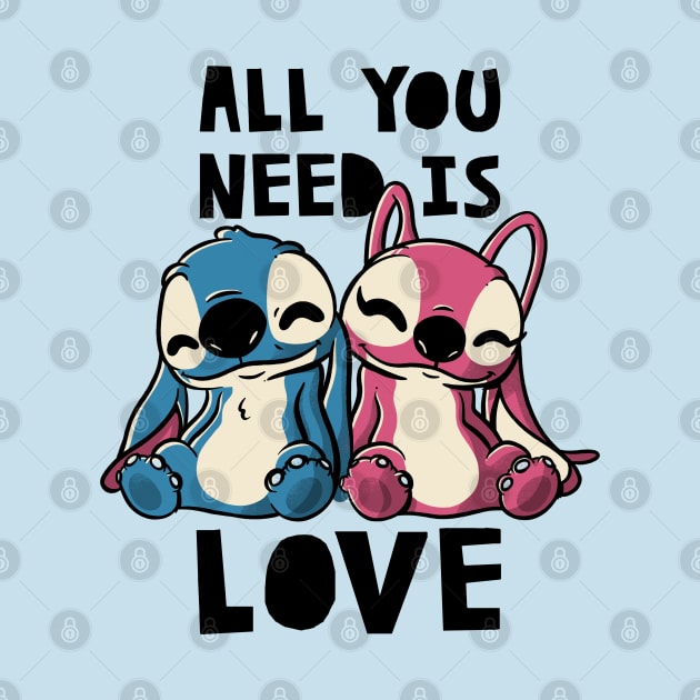 All You Need Is Love Cute Lover Gift by eduely