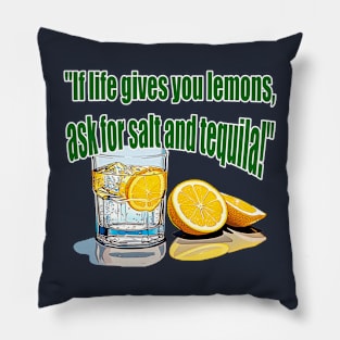 Tequila with Lime Pillow