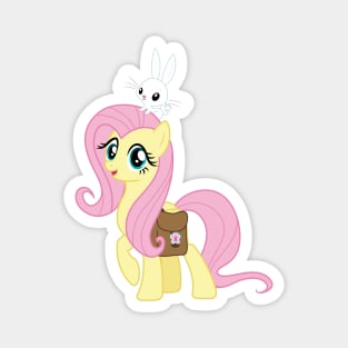 Fluttershy and Angel Bunny Magnet