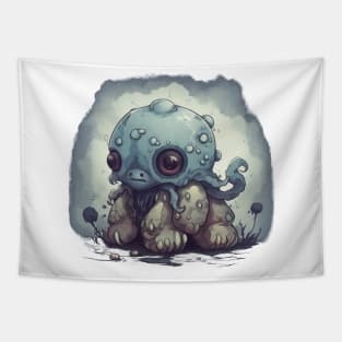Octo-Adorable: Underwater Whimsy Tapestry