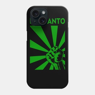 Esperanto fist propaganda Phone Case