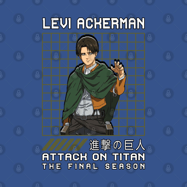 Discover LEVI ACKERRMAN - Attack On Titan - T-Shirt