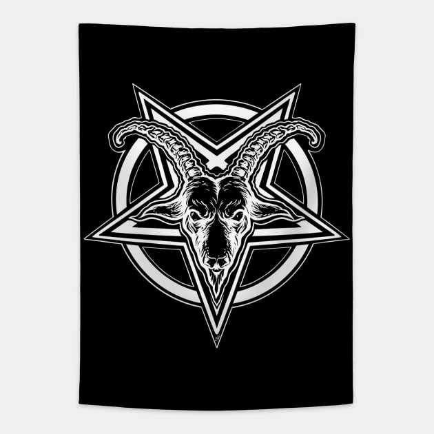 Seal of Baphomet - Baphomet, Leviatan, satan, devil, Lucifer, dark Angel, goth, night, stranger Tapestry by SSINAMOON COVEN
