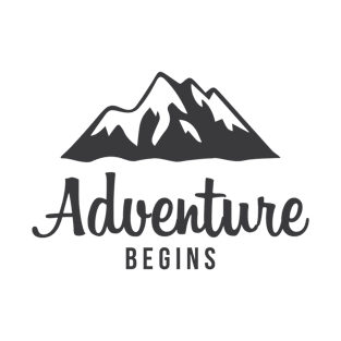 Mountains Adventure Begins T-Shirt