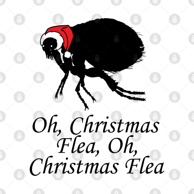 Oh Christmas Flea - Funny Quote by Nat Ewert Art