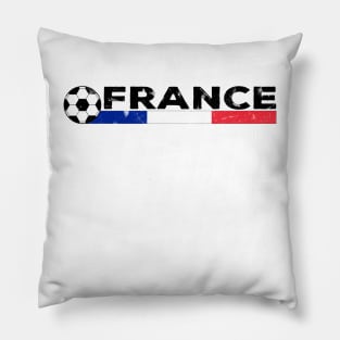 France  Football Fan. France Soccer Design Pillow