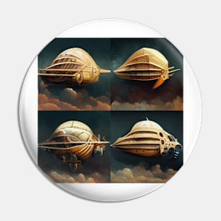 Da Vinci Style Space Ship part 2 Pin