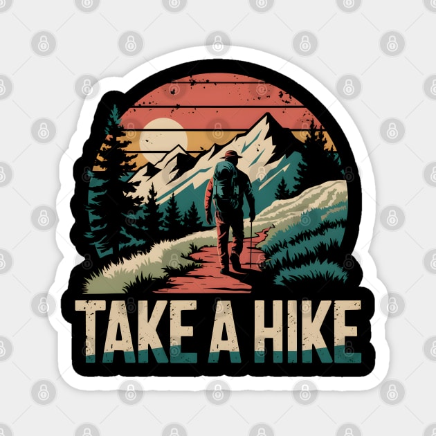 Take A Hike Magnet by MakerMind8.2