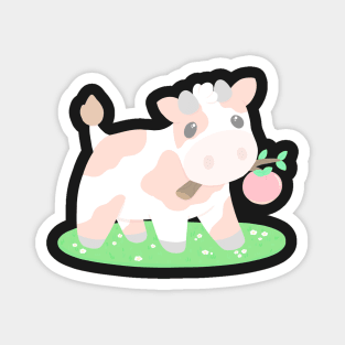 Peachy cow Magnet