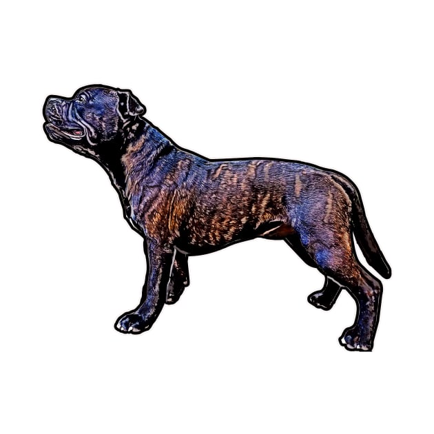 Staffordshire Bullterrier by AikasHeaven