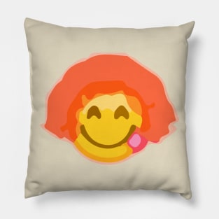 Cute Emoji Art - 4 Pillow