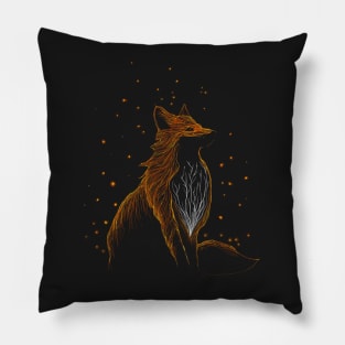 winter fox Pillow