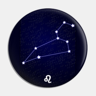 Leo Constellation Pin