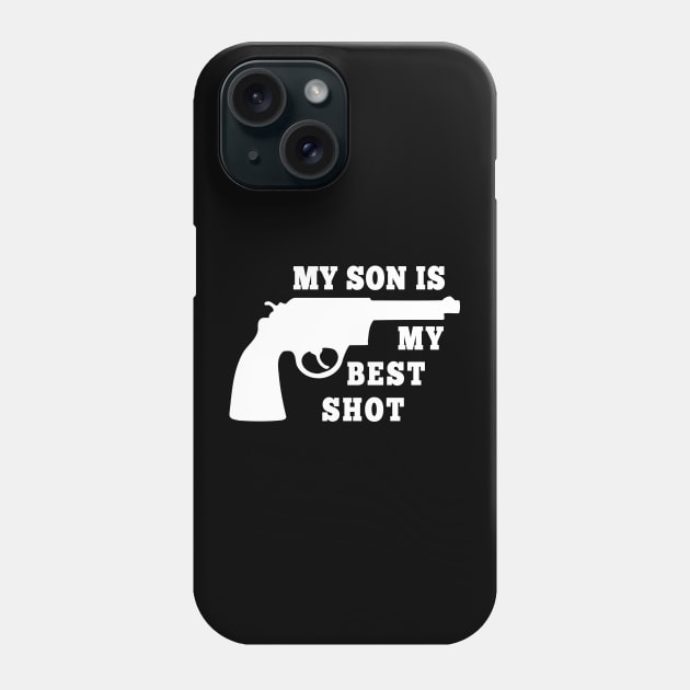 Redneck Dad: My Son Is My Best Shot Phone Case by shirtonaut