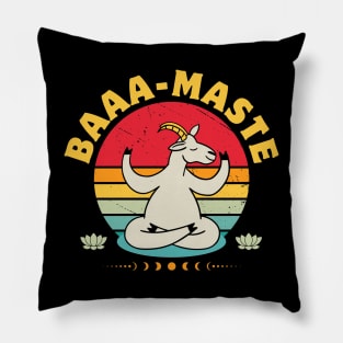 Baaa-maste Goat Yoga Pillow