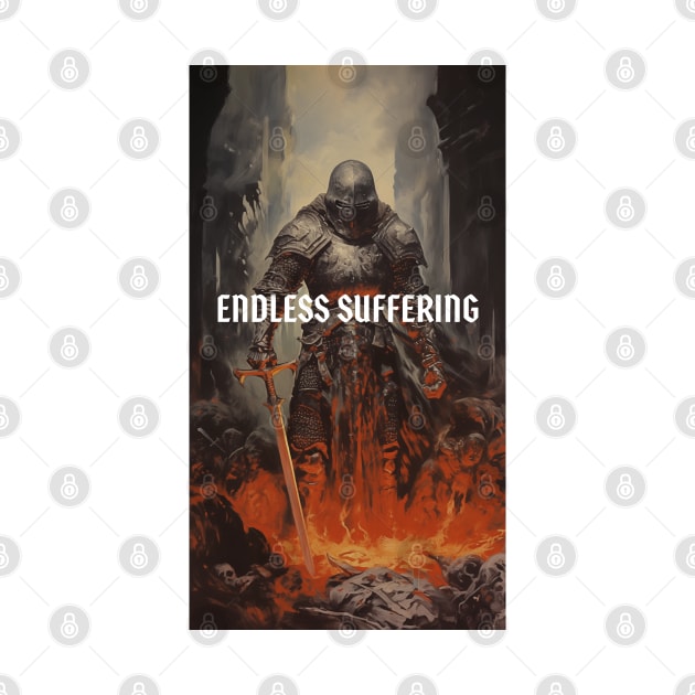 ENDLESS SUFFERING - DARK FANTASY ART STYLE by Vista Threads Co