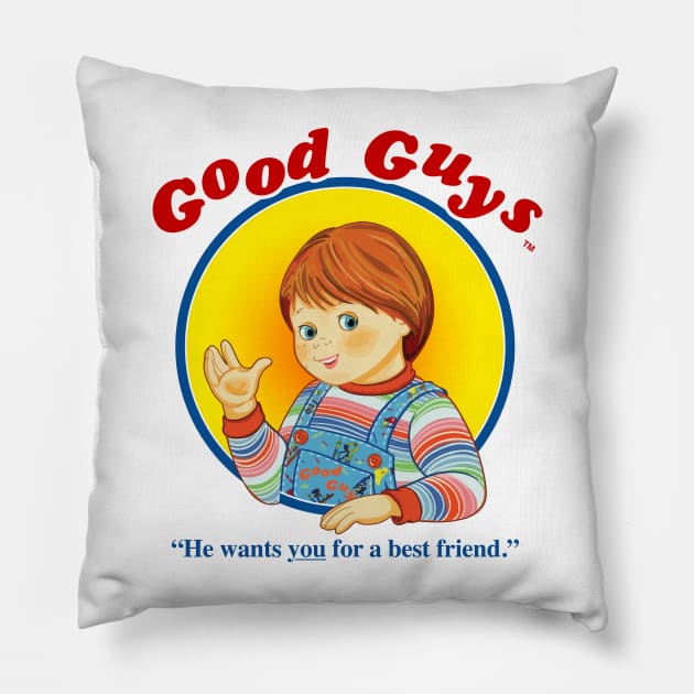 Good Guys Pillow by JCD666