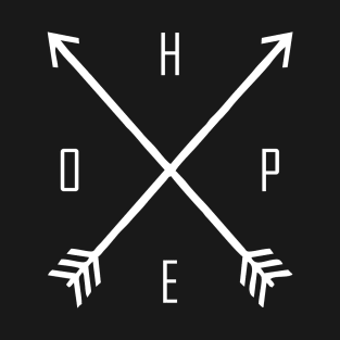 hope arrow white T-Shirt