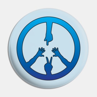 Peace Brothers and Sisters Pin