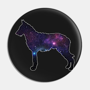 Galaxy Belgian Laekenois Silhouette Pin